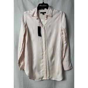 NWT Banana Republic Parker Tunic Fit Womens Long Sleeve Button Top Shirt Size XS